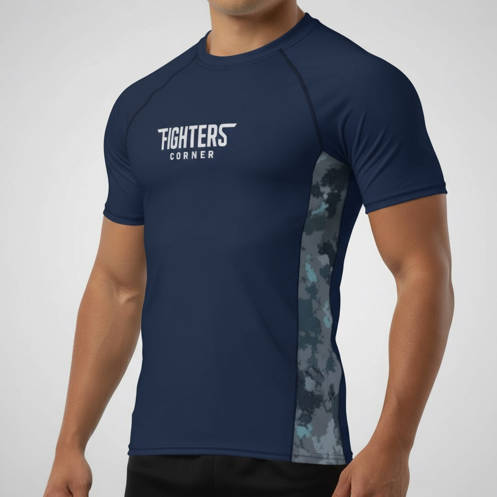 Boxing Boxing Compression Shirt Short Sleeves | Navy Phantom
