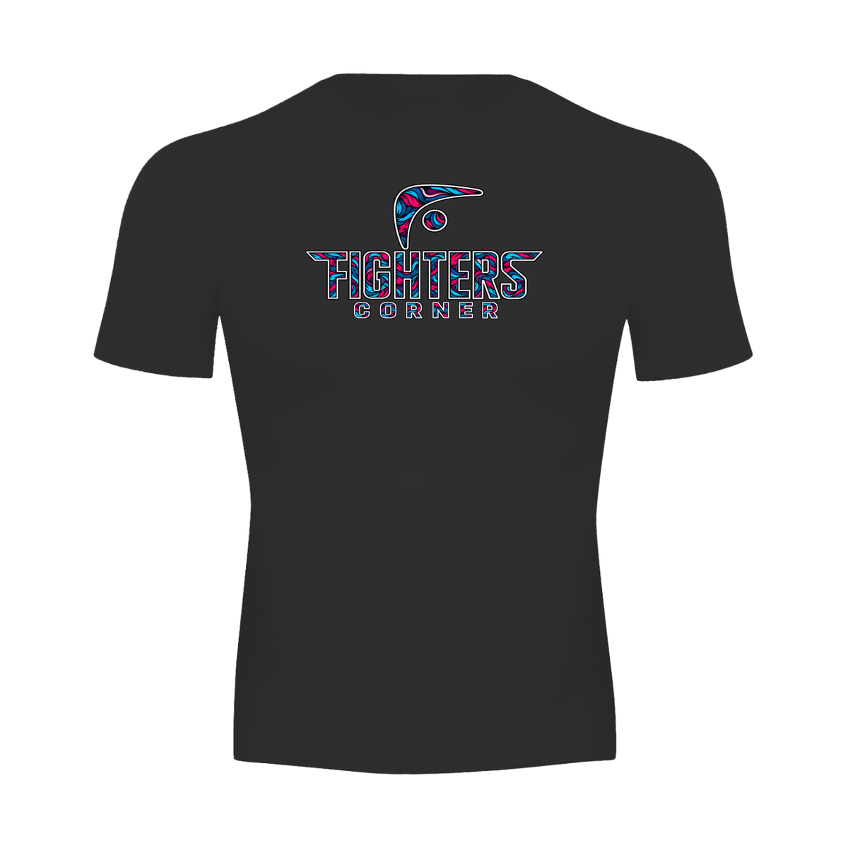 No Easy Rounds Boxing Compression Shirt | Skinny Fit