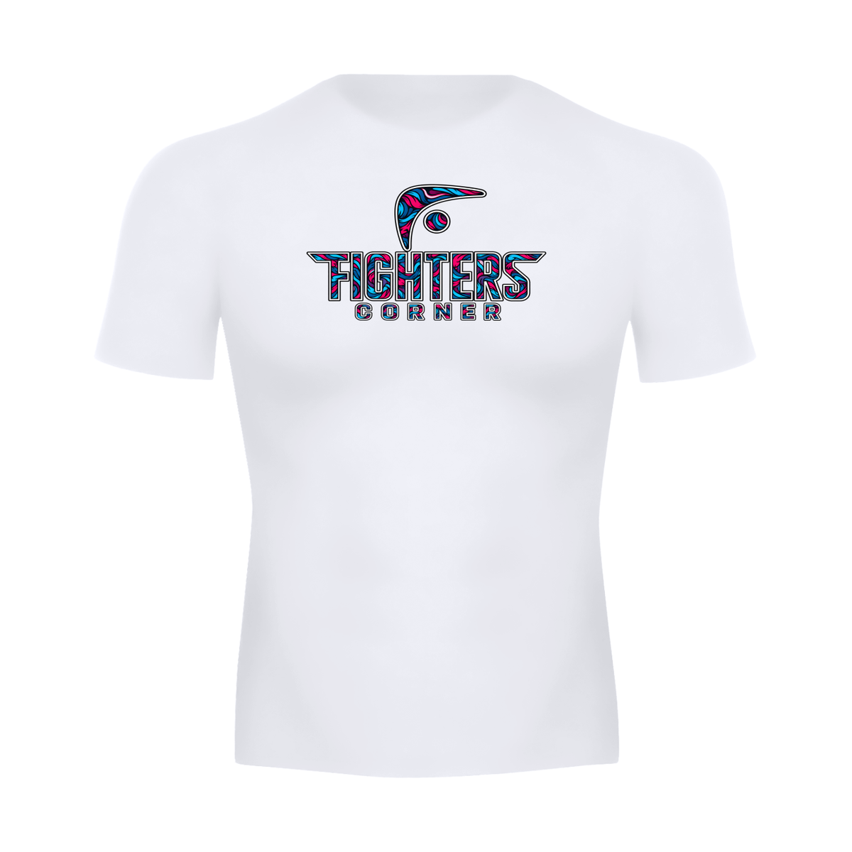 No Easy Rounds Boxing Compression Shirt | Skinny Fit