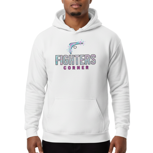 Fighters Corner Boxing Hoodie | Neon Burst Fighters Corner