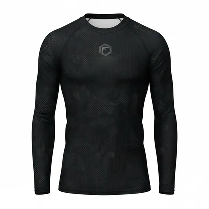 Long Sleeve Boxing Compression Tee | Shadowform Performance Fighters Corner