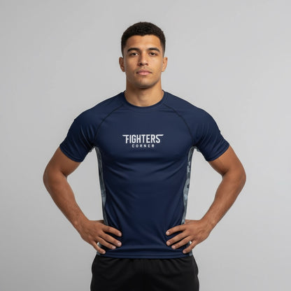 Boxing Boxing Compression Shirt Short Sleeves | Navy Phantom