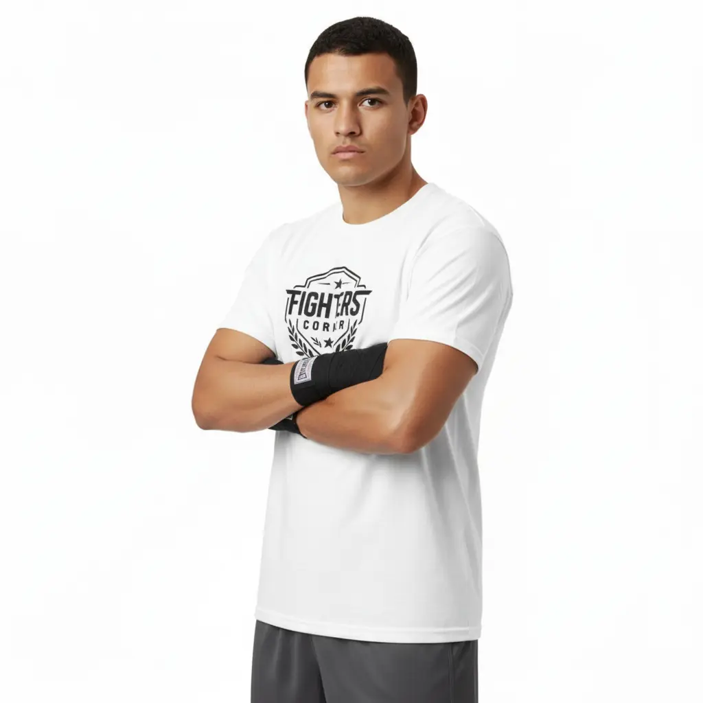 Fighters Back Design Premium Training Shirt | Unisex Fit Fighters Corner