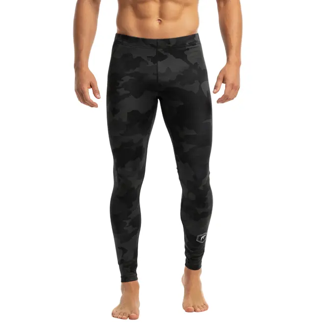 Men’s Boxing Compression Leggings | Shadow Strike Camo Fighters Corner