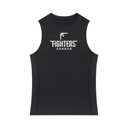 Fighters Corner Topstitch Tank – Men's Slim-Fit Performance