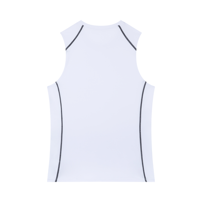 Fighters Corner Topstitch Tank – Men's Slim-Fit Performance